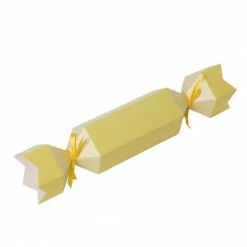 Ohitsperfect Bonbon Favour Box Pastel Yellow 10pk Kids Birthday