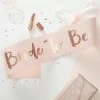 Ohitsperfect Pink & Rose Gold Bride To Be Sash Bridal Shower & Hens