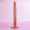 Ohitsperfect Cinnamon Ripple Glass Candle Holder