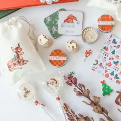 Ohitsperfect Vintage Christmas Kids Stocking Filler Gift Bag