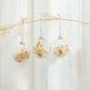 Ohitsperfect Dried Flower Glass Bauble Ornaments – Neutrals