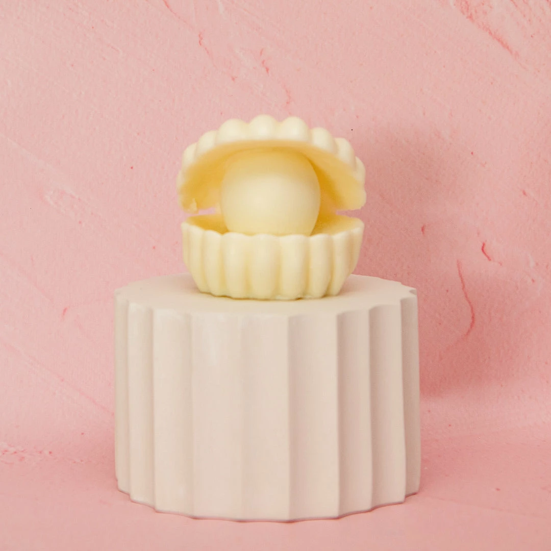 Ohitsperfect Clam Shell Pearl Candle Kids Birthday 3 Ohitsperfect Clam Shell Pearl Candle Kids Birthday