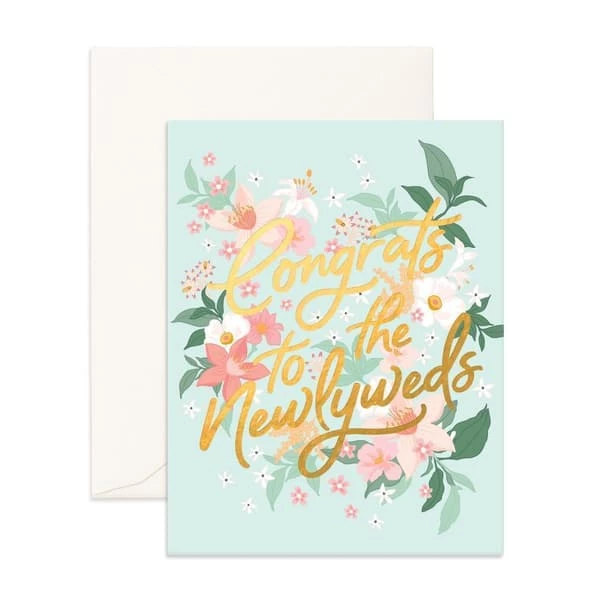 Ohitsperfect Congrats Newlyweds Bohemia Greeting Card 3 Ohitsperfect Congrats Newlyweds Bohemia Greeting Card