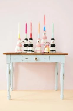 Ohitsperfect Yellow Orange Blue Twisted Candle Bridal Shower & Hens