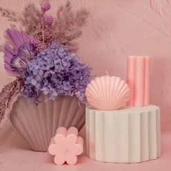 Ohitsperfect Daisy Pillar Candle Kids Birthday