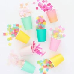 Ohitsperfect Kids Birthday Chartreuse - Paper Cup Set