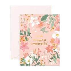 Ohitsperfect Gift Bar Deepest Sympathy Bohemia Greeting Card