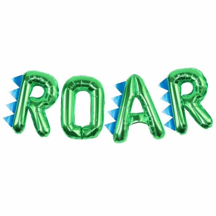Ohitsperfect Dinosaur Party Roar Foil Balloon Bunting 4 Ohitsperfect Dinosaur Party Roar Foil Balloon Bunting