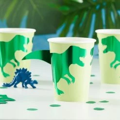 Ohitsperfect Roarsome Dinosaur Paper Cups Kids Birthday