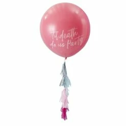 Ohitsperfect Weddings Giant Pink Til Death Do Us Party Balloon Kit