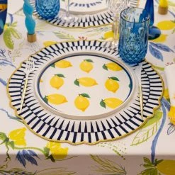 Ohitsperfect Sun Embroidered Placemat Set Table Linen