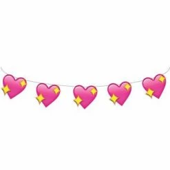 Ohitsperfect Emoji Heart Garland Engagement