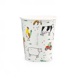 Ohitsperfect On The Farm Paper Cups Kids Birthday