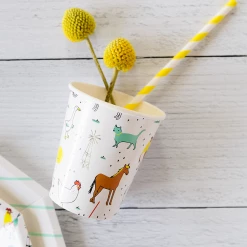 Ohitsperfect On The Farm Paper Cups Kids Birthday