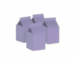 Ohitsperfect Milk Boxes Lilac 10pk Kids Birthday