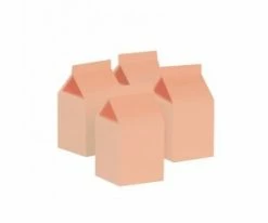 Ohitsperfect Milk Boxes Peach 10pk Kids Birthday