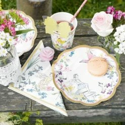 Ohitsperfect Fairy Dessert Scallop Edge Plates