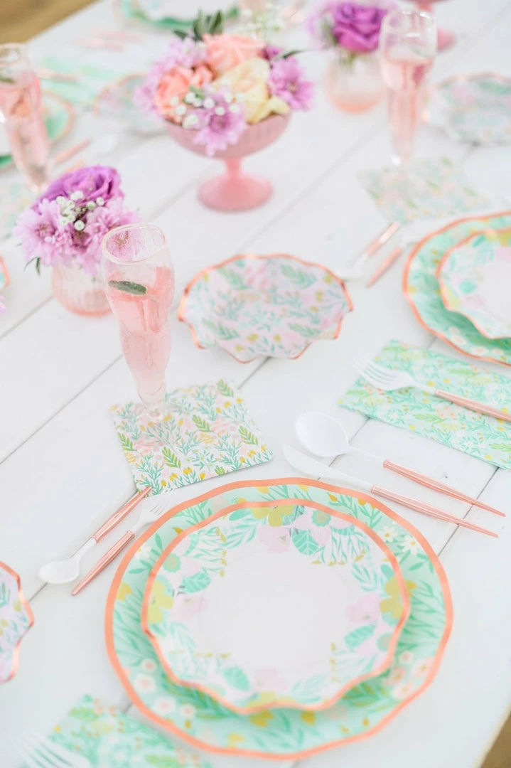 Ohitsperfect Blossoms Wavy Paper Appetiser/Dessert Bowl Bridal Shower & Hens 5 Ohitsperfect Blossoms Wavy Paper Appetiser/Dessert Bowl Bridal Shower & Hens