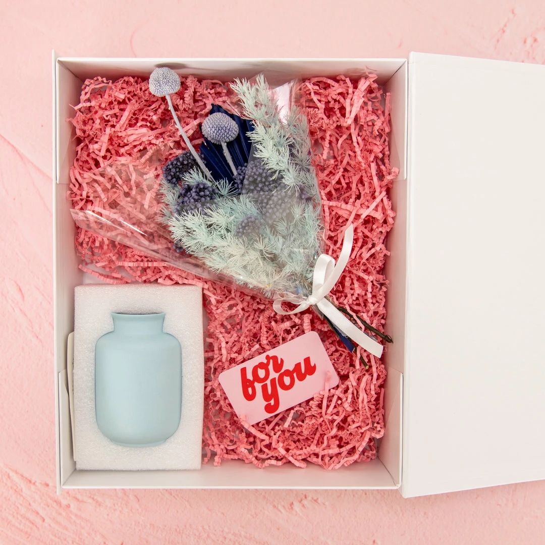 Ohitsperfect Bitty Bud Vase Arrangement - Indigo Blue 4 Ohitsperfect Bitty Bud Vase Arrangement - Indigo Blue