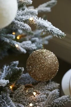 Christmas Champagne Confetti Bauble