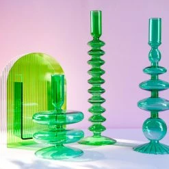 Ohitsperfect Emerald Ripple Candle Holder