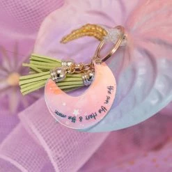 Ohitsperfect Celestial Tassel Key Ring
