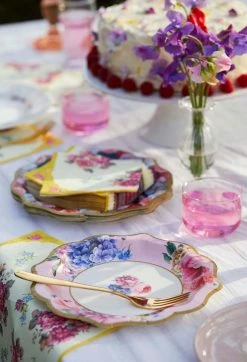 Ohitsperfect Bridal Shower & Hens Truly Scrumptious Floral Plates