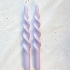 Ohitsperfect Twist Candle - Lilac Snow 28cm Bridal Shower & Hens