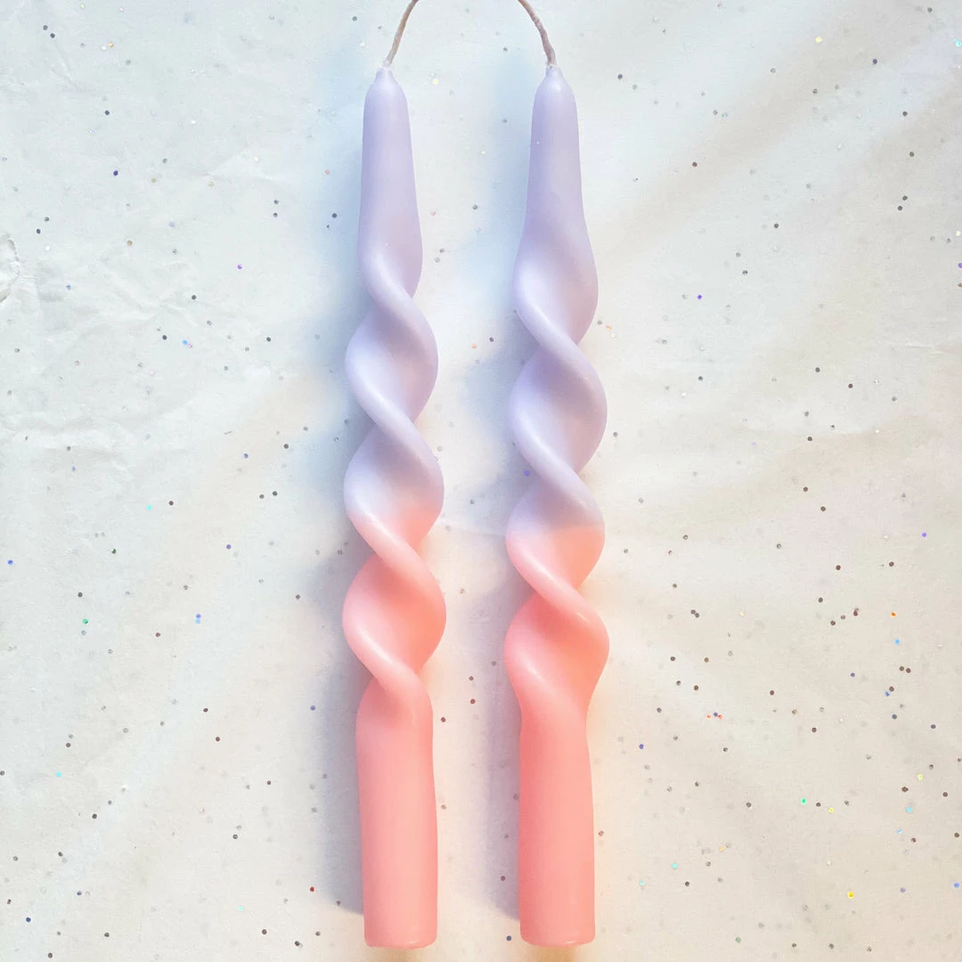 Ohitsperfect Bridal Shower & Hens Twist Duo Toned Candle - Bubble Gum 28cm 3 Ohitsperfect Bridal Shower & Hens Twist Duo Toned Candle - Bubble Gum 28cm