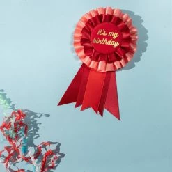 Ohitsperfect It's My Birthday Red Rosette Gift Card