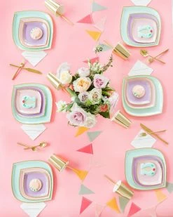 Ohitsperfect Posh Dinner Plates, Mint To Be