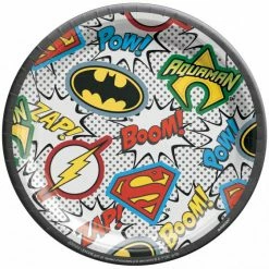 Ohitsperfect Justice League Paper Plates