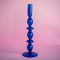 Ohitsperfect Blue Indigo Double Ring Candelabra