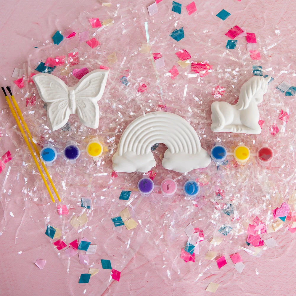 Ohitsperfect Paint Your Own Plaster Set - Whimsical Kids Birthday 3 Ohitsperfect Paint Your Own Plaster Set - Whimsical Kids Birthday