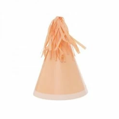 Ohitsperfect Kids Birthday Tassel Peach Party Hats 10pk