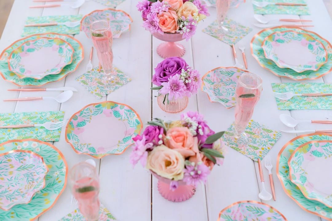 Ohitsperfect Blossoms Wavy Paper Appetiser/Dessert Bowl Bridal Shower & Hens 6 Ohitsperfect Blossoms Wavy Paper Appetiser/Dessert Bowl Bridal Shower & Hens