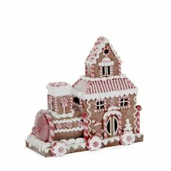 Ohitsperfect LED Gingerbread Train House