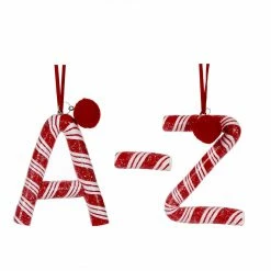 Ohitsperfect Candy Cane Lettered Hanging Ornaments Christmas