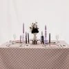 Ohitsperfect Table Linen Checkmate Lilac Tablecloth