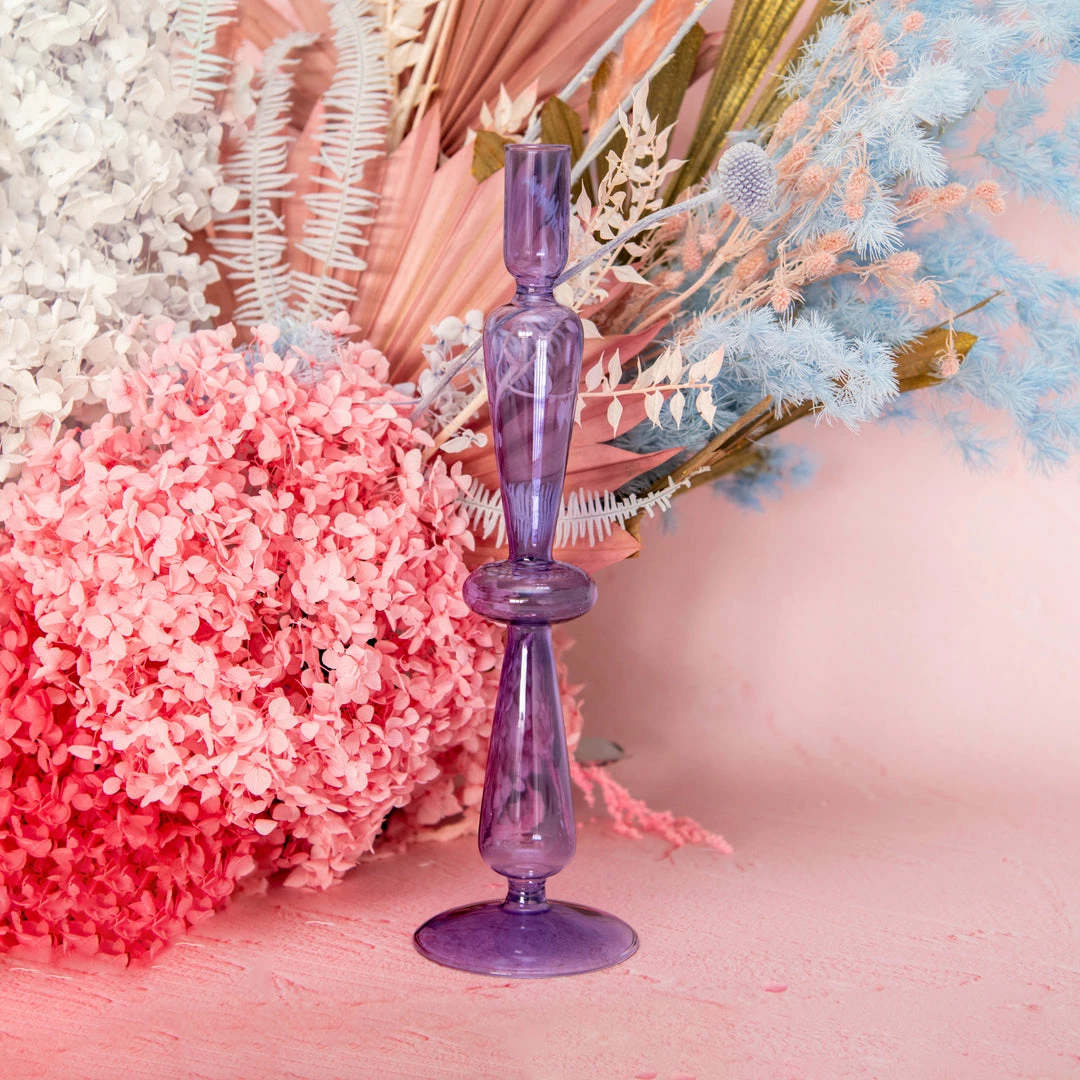 Ohitsperfect Lilac Single Ring Candelabra 4 Ohitsperfect Lilac Single Ring Candelabra