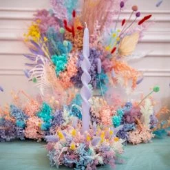 Ohitsperfect Twist Candle - Lilac Snow 38cm