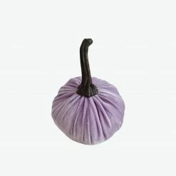 Ohitsperfect Lilac Silk Velvet Pumpkin Halloween