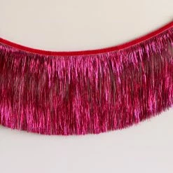 Ohitsperfect Kids Birthday Tinsel Fringe Garland