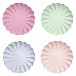 Ohitsperfect Multicolour Eco Large Pastel Plates Bridal Shower & Hens