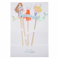 Ohitsperfect Let's Be Mermaids Cake Toppers Kids Birthday