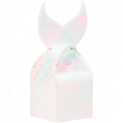 Ohitsperfect Kids Birthday Mermaid Shine Iridescent Favour Treat Boxes