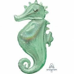 Ohitsperfect Mermaid Wishes Seahorse Foil Balloon Kids Birthday
