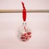 Ohitsperfect Jingle All The Way Floral Glass Bauble Christmas