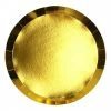 Ohitsperfect 10.5" Round Metallic Gold Banquet Plate 10pk Bridal Shower & Hens