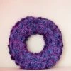 Ohitsperfect Metallic Purple Tinsel Pom Pom Wreath 1 Ohitsperfect Metallic Purple Tinsel Pom Pom Wreath